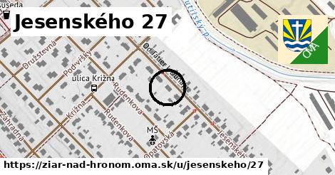 Jesenského 27, Žiar nad Hronom