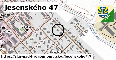 Jesenského 47, Žiar nad Hronom