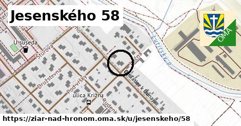 Jesenského 58, Žiar nad Hronom