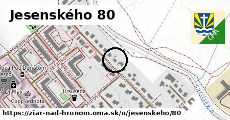 Jesenského 80, Žiar nad Hronom