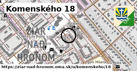 Komenského 18, Žiar nad Hronom