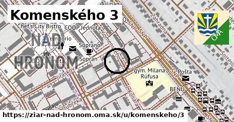 Komenského 3, Žiar nad Hronom