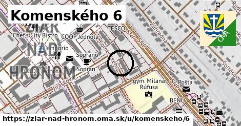 Komenského 6, Žiar nad Hronom