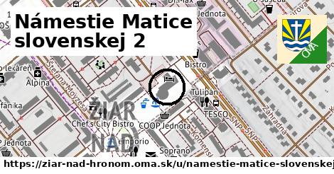 Námestie Matice slovenskej 2, Žiar nad Hronom