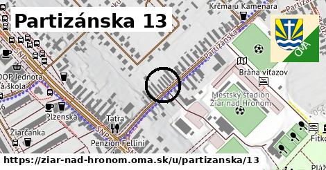 Partizánska 13, Žiar nad Hronom