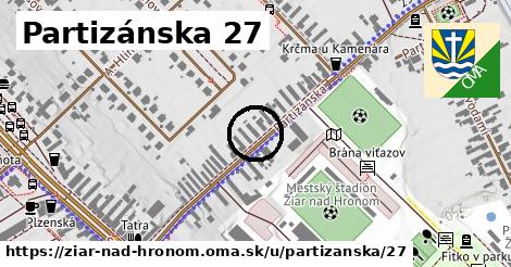 Partizánska 27, Žiar nad Hronom