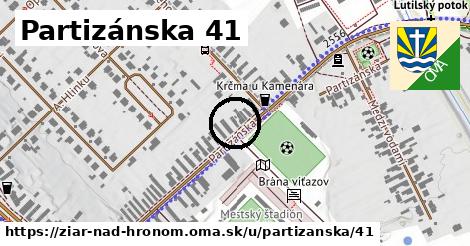 Partizánska 41, Žiar nad Hronom