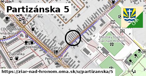 Partizánska 5, Žiar nad Hronom