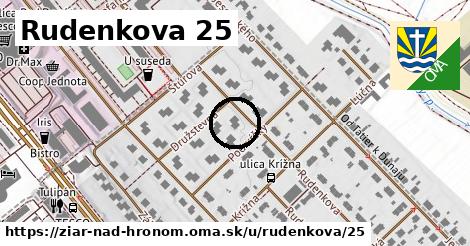 Rudenkova 25, Žiar nad Hronom