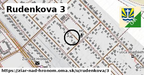 Rudenkova 3, Žiar nad Hronom