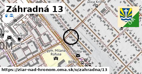 Záhradná 13, Žiar nad Hronom