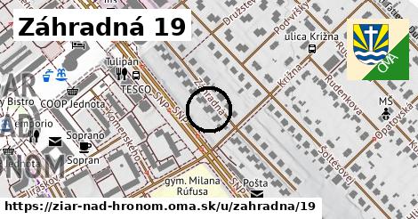 Záhradná 19, Žiar nad Hronom