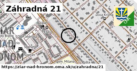 Záhradná 21, Žiar nad Hronom