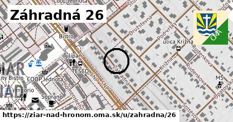 Záhradná 26, Žiar nad Hronom