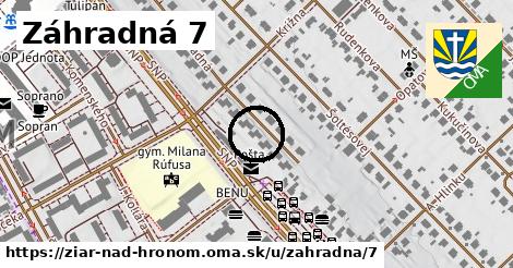 Záhradná 7, Žiar nad Hronom