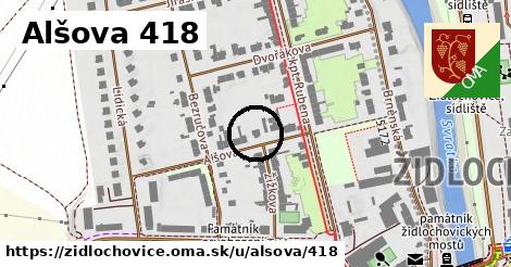 Alšova 418, Židlochovice