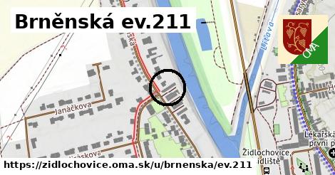 Brněnská ev.211, Židlochovice