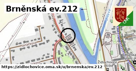 Brněnská ev.212, Židlochovice