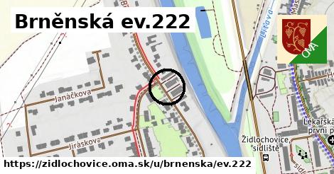 Brněnská ev.222, Židlochovice