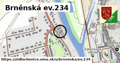 Brněnská ev.234, Židlochovice