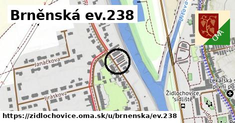 Brněnská ev.238, Židlochovice