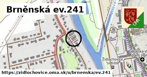 Brněnská ev.241, Židlochovice