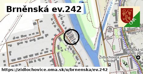 Brněnská ev.242, Židlochovice