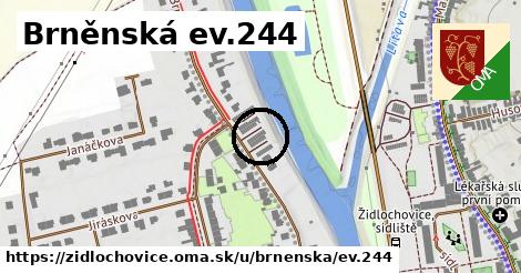 Brněnská ev.244, Židlochovice