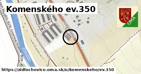Komenského ev.350, Židlochovice