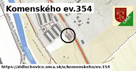 Komenského ev.354, Židlochovice