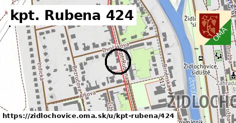 kpt. Rubena 424, Židlochovice