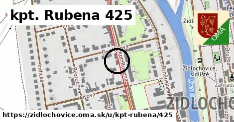 kpt. Rubena 425, Židlochovice
