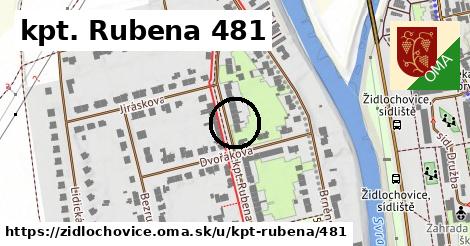 kpt. Rubena 481, Židlochovice