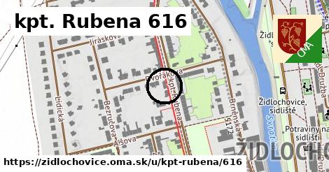 kpt. Rubena 616, Židlochovice