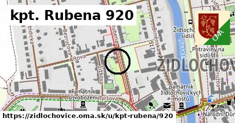 kpt. Rubena 920, Židlochovice