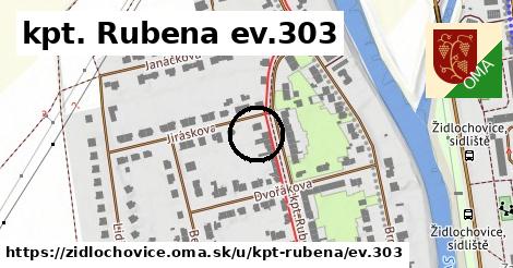 kpt. Rubena ev.303, Židlochovice