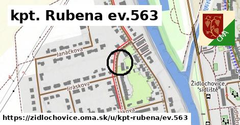 kpt. Rubena ev.563, Židlochovice