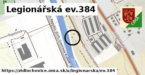 Legionářská ev.384, Židlochovice