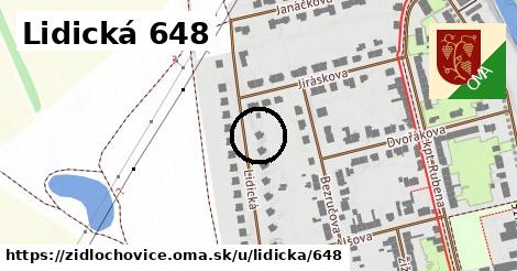 Lidická 648, Židlochovice