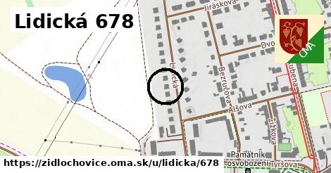 Lidická 678, Židlochovice