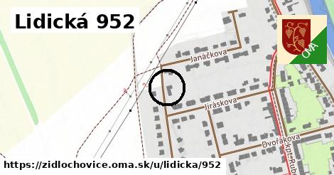 Lidická 952, Židlochovice