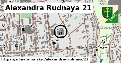 Alexandra Rudnaya 21, Žilina