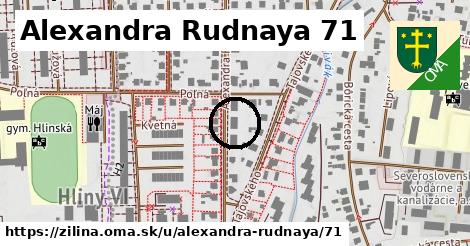 Alexandra Rudnaya 71, Žilina