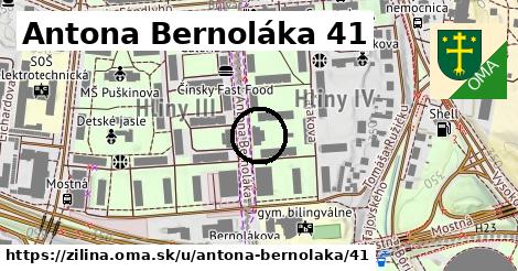 Antona Bernoláka 41, Žilina
