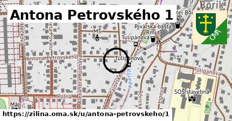 Antona Petrovského 1, Žilina