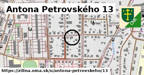 Antona Petrovského 13, Žilina