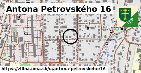 Antona Petrovského 16, Žilina