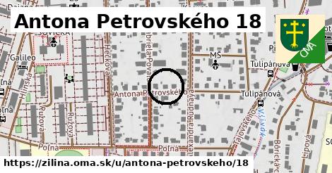 Antona Petrovského 18, Žilina