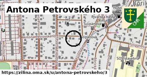 Antona Petrovského 3, Žilina