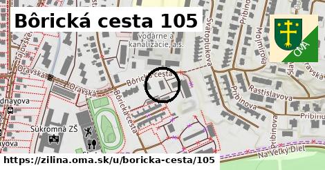 Bôrická cesta 105, Žilina